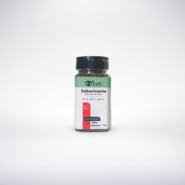SABORIZANTE DE BAÇO BOVINO COM COCO E PSYLLIUM 60G - LUV