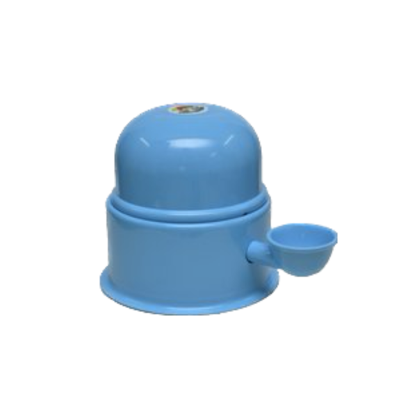 BEBEDOURO VIDA MANSA ALUMÍNIO 1.4L PARA CÃES E GATOS - AZUL BB
