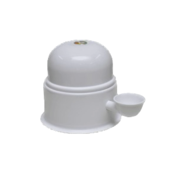 BEBEDOURO VIDA MANSA ALUMÍNIO 1.4L PARA CÃES E GATOS - BRANCO