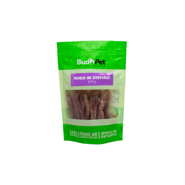 MOELA DE AVESTRUZ 60G - BUDOPET