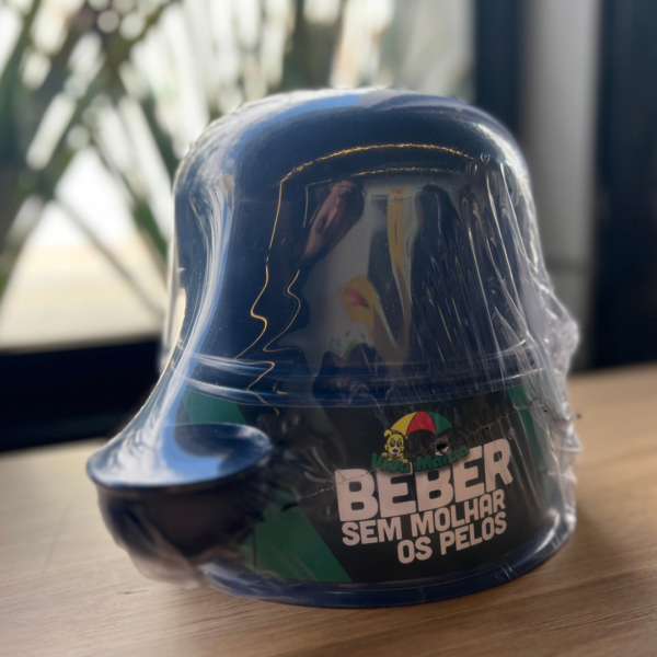 BEBEDOURO VIDA MANSA ALUMÍNIO 3L PARA CÃES E GATOS - AZUL ESCURO