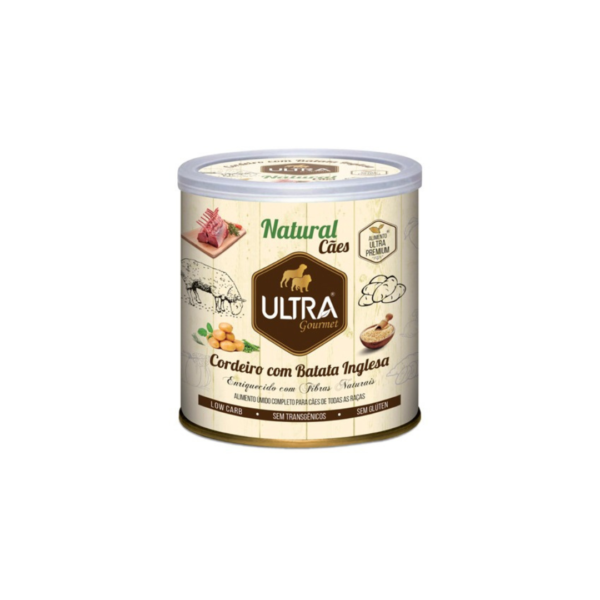 PATÊ ULTRA GOURMET 100% NATURAL SABOR CORDEIRO COM BATATA INGLESA PARA CÃES 300G