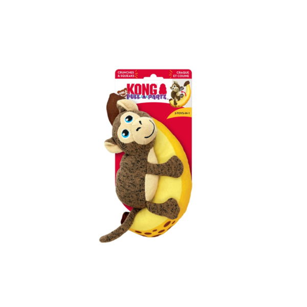 MACACO PULL-A- PARTZ PALS MONKEY (BRINQUEDO 2 EM 1 ) - KONG