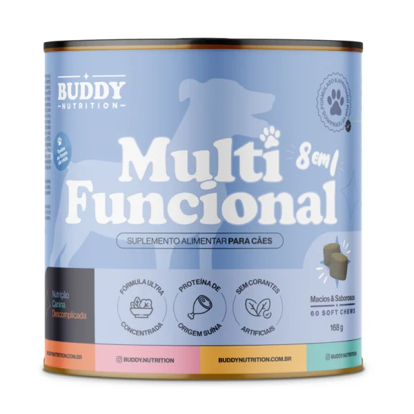 MULTI FUNCIONAL 8 EM 1 (SUPLEMENTO ALIMENTAR PARA CÃES ) - BUDDY NUTRITION