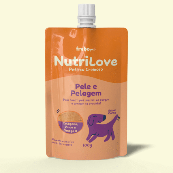 Pele e pelagem - NutriLove Petisco Cremoso Funcional 100g