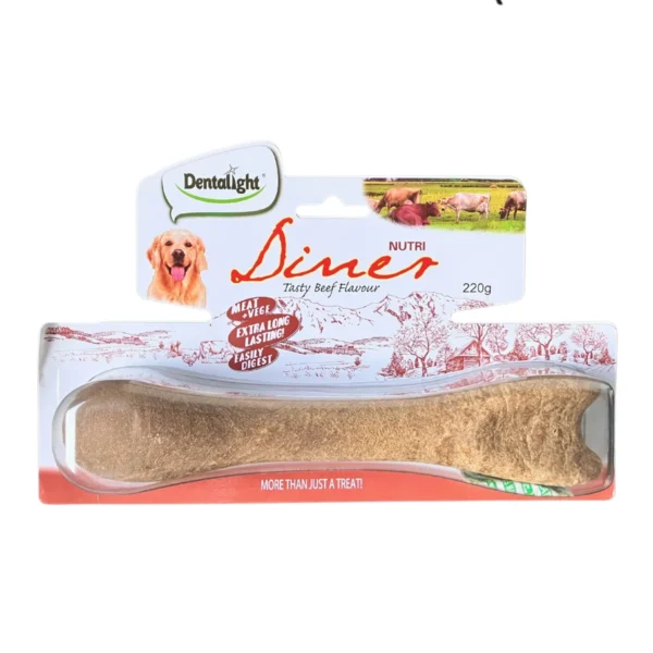 MORDEDOR NATURAL NUTRI DINER SABOR BIFE (GRANDE) - 1UNI - DENTALIGHT