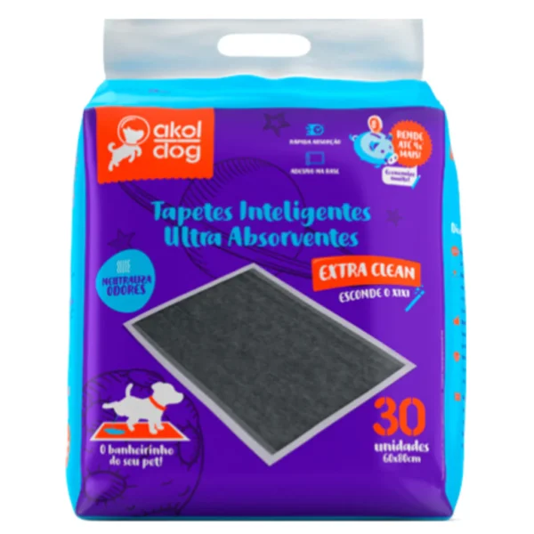 Tapete higiênico 60X80 30UNI -  AKOL DOG